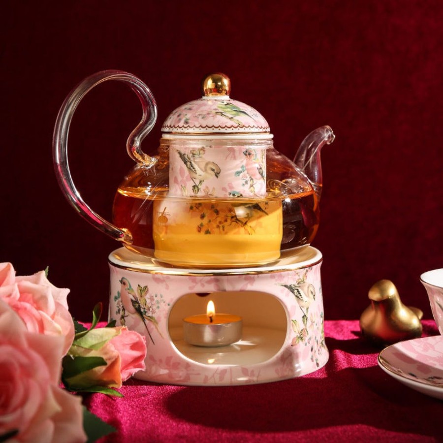 Tea & Coffeetea & Coffee GARY/YCL-020-2023/SEA | Bird Print Luxury Tea Set