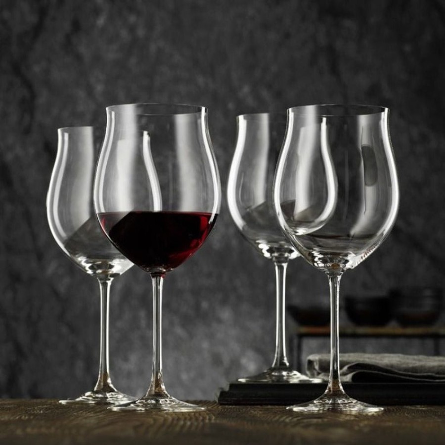 Barware CEES/23-24/0018/LOC | Premium Stem Wine Crystal Glass - Set Of 6-Made In Germany