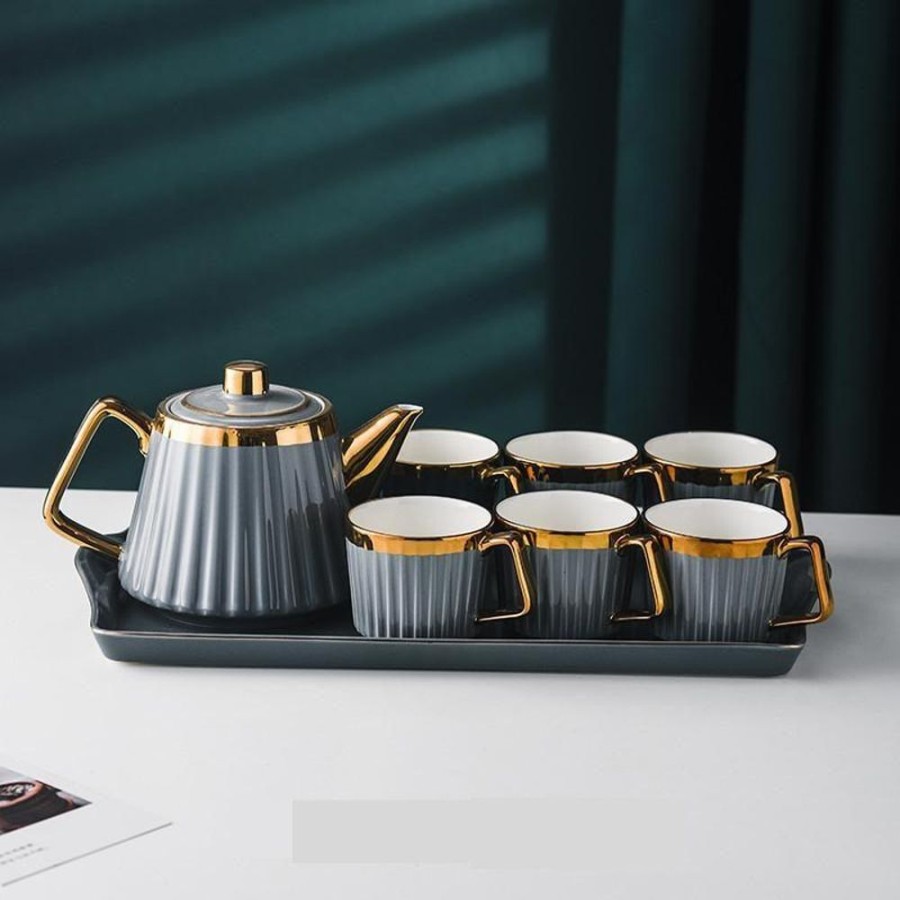 Tea & Coffeetea & Coffee Gaurav | Stellar Teapot And Cups Set