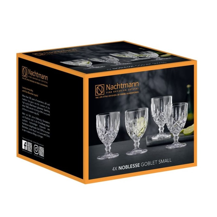 Barware CEES/23-24/0018/LOC | Crystal Goblet-Set Of 4-Made In Germany