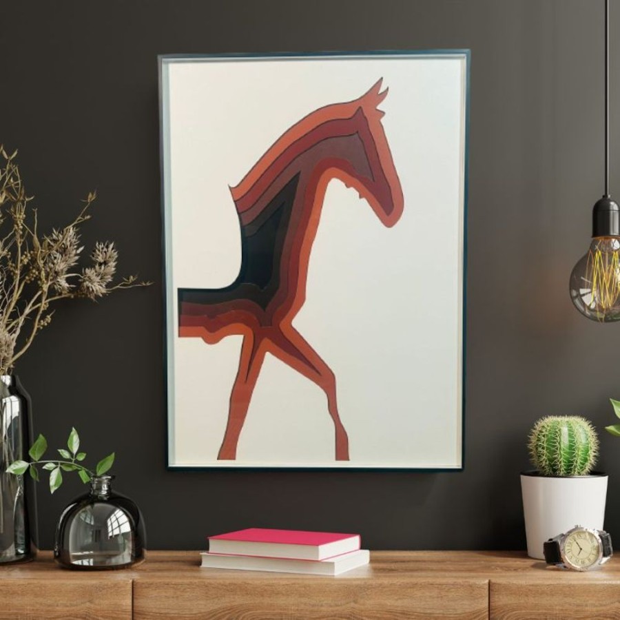 Decor GARY/YCL-020-2023/SEA | Leather Horse Wall Decor - Hand Made