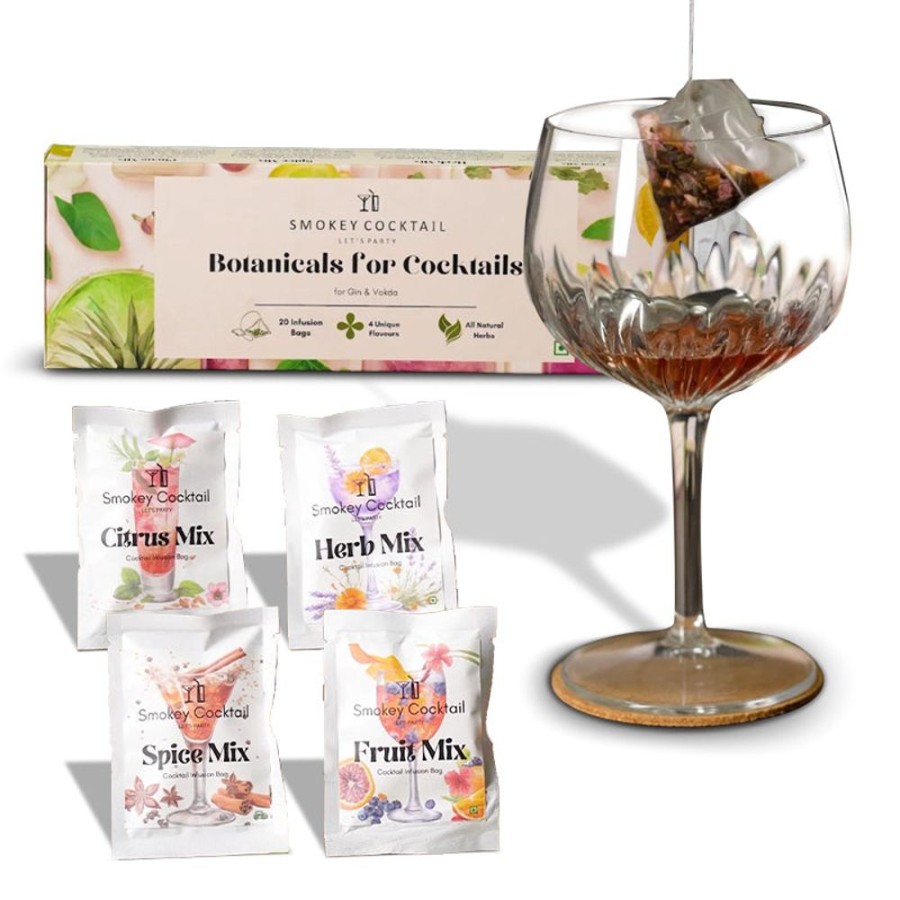 Barware FIPU/23-24/BB028/LOC | Gin & Cocktail Botanicals Premium Gift Set - 20 Infusion Bags