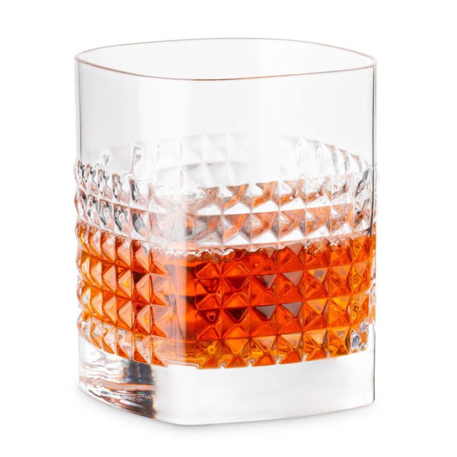 Barware DEAL/2023-24/232/LOC | Diamante Crystal Whiskey Glass, Made In Italy