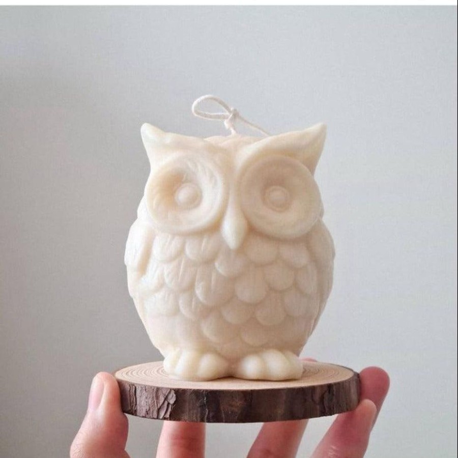 Decor ANNA | Owl Candles - Set Of 4