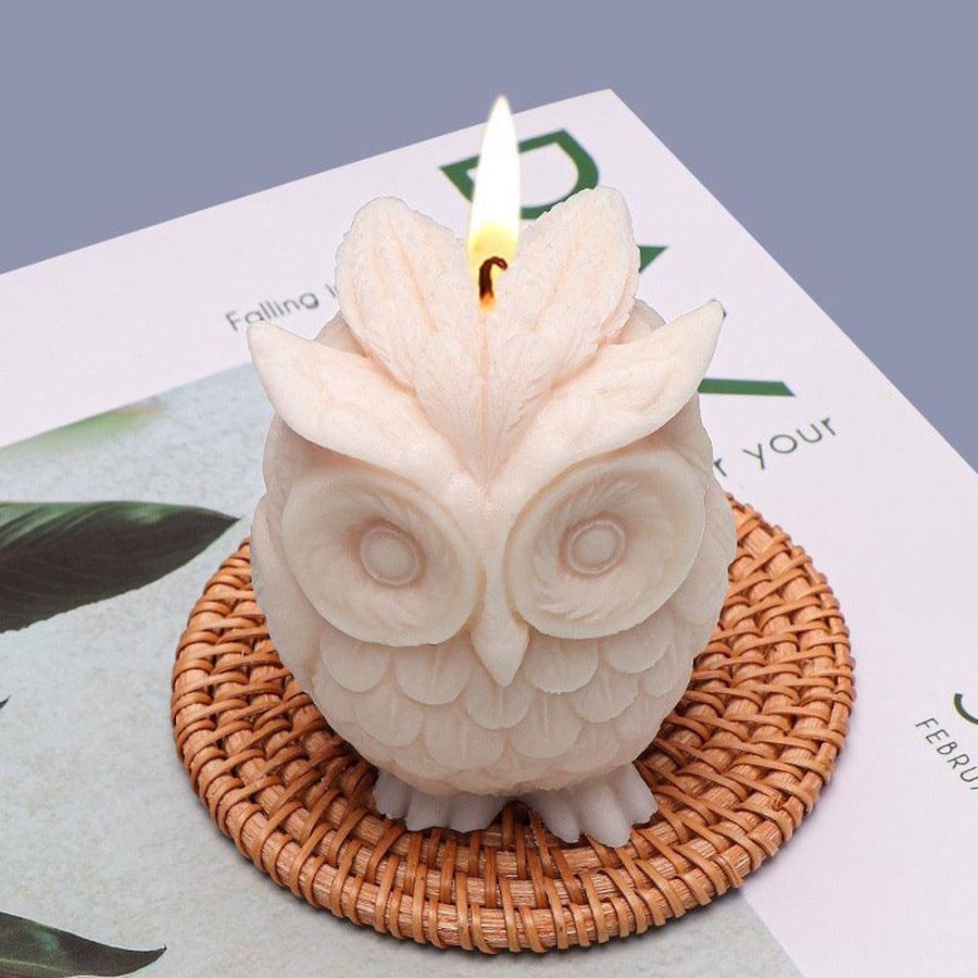 Decor ANNA | Owl Candles - Set Of 4