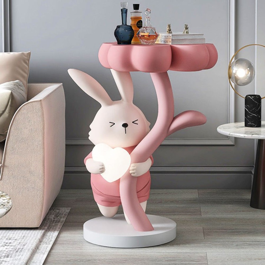 Decor GARY/YCL-005-2023/SEA | Cute Rabbit Floor Sculpture