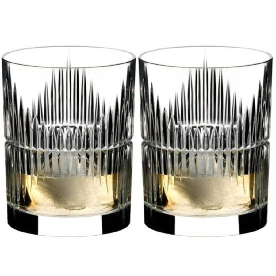 Barware DOZO/2324/0680/LOC | Shadows Whiskey Crystal Glass By Riedel- Set Of 2, Made In Germany