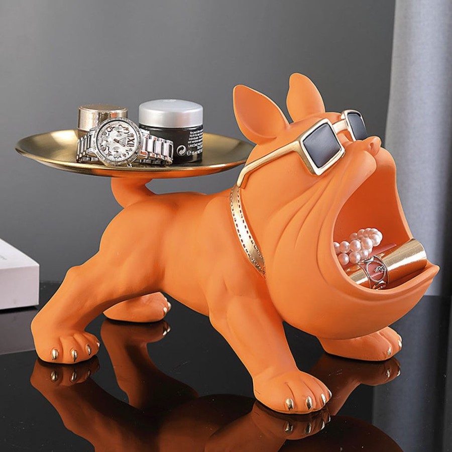 Decor GARY/YCL-028-2023/AIR | Bulldog Storage Butler Sculpture