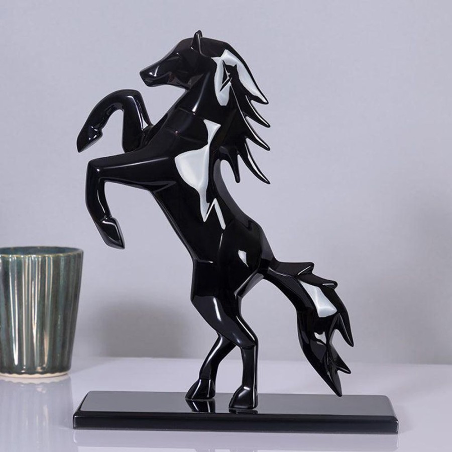 Decor NUGL/23-24/112/LOC | Rearing Horse Sculpture