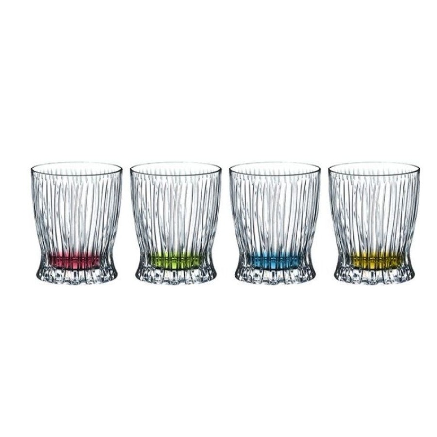 Barware DOZO/2324/0172/LOC | Riedel Fire & Ice Whiskey Glass- Set Of 4 , Made In Germany 10.375 Fl Oz