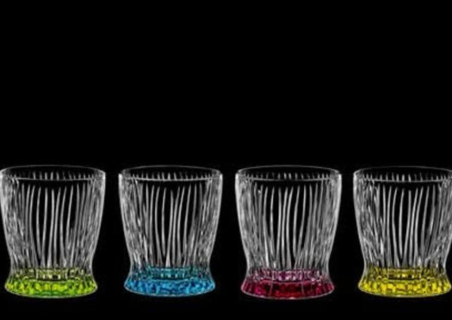 Barware DOZO/2324/0172/LOC | Riedel Fire & Ice Whiskey Glass- Set Of 4 , Made In Germany 10.375 Fl Oz