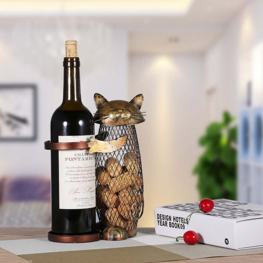 Barware GARY/YCL-042-2023/SEA | Cat Shaped Wine Holder