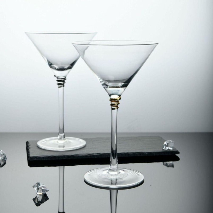 Barware Harshit | Spiral Martini Glass - Set Of 2