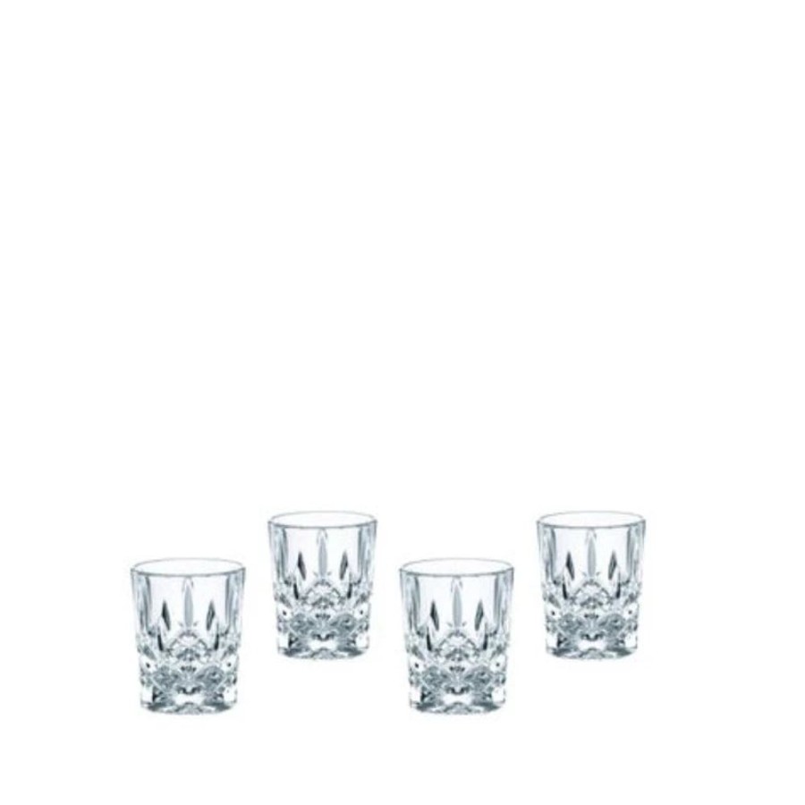 Barware CEES/23-24/0026/LOC | Crystal Shot Glass - Set Of 4 - Made In Germany