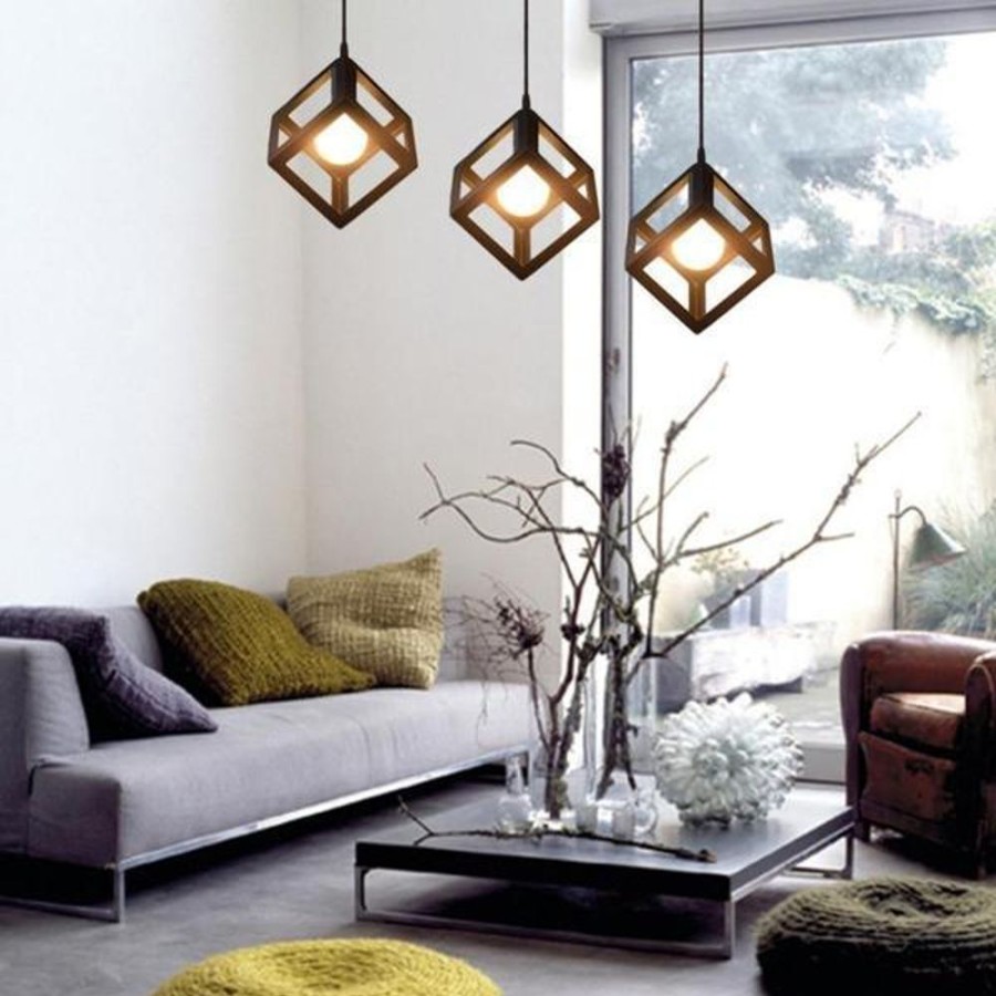 Decor HOME DECOFY SOR | Cube Pendant Light