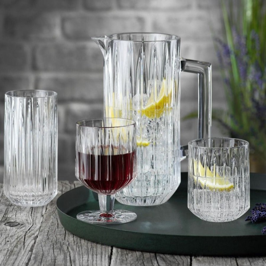 Barware CEES/23-24/0018/LOC | Jules Crystal Pitcher And Glass-Set Of 5-Made In Germany