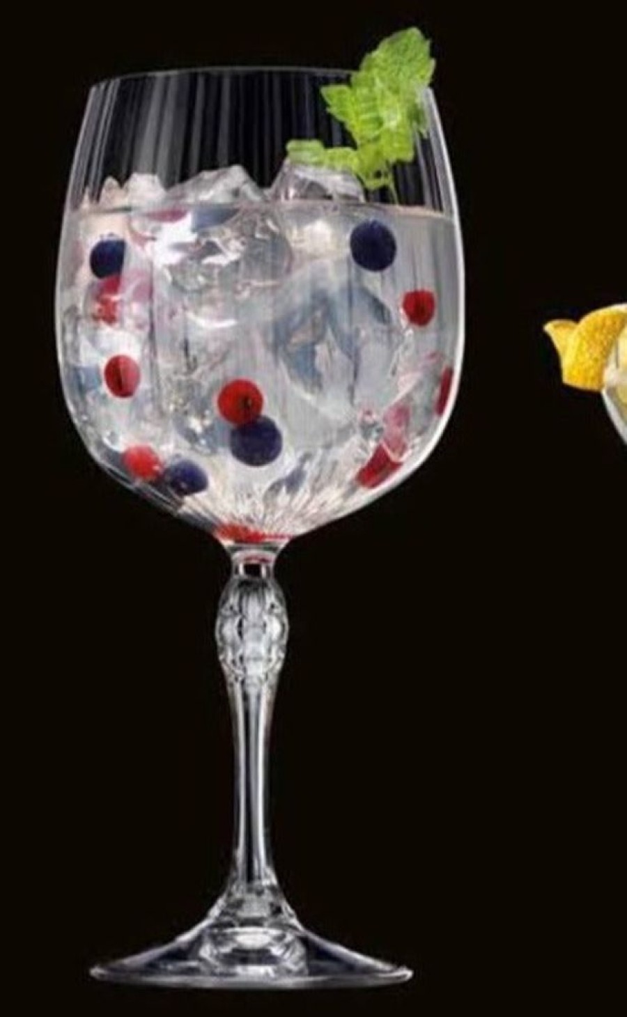 Barware DEAL/2023-24/232/LOC | Speakeasy Crystal Gin Glass- Made In Italy