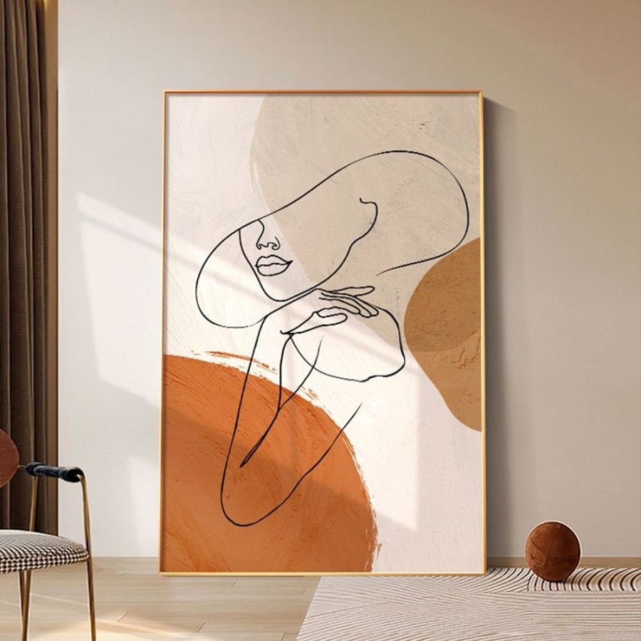 Decor GARY/YCL-020-2023/SEA | Single Line Art Wall Painting