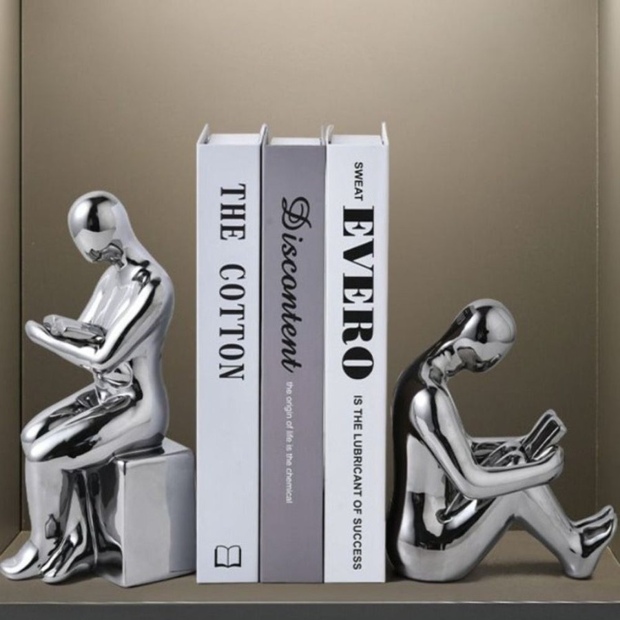 Decor GARY/YCL-020-2023/SEA | Couple Busy Reading Book End