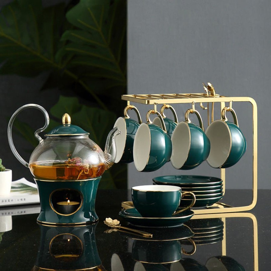 Tea & Coffeetea & Coffee GARY/YCL-005-2023/SEA | Le Royal Emerald Teaset