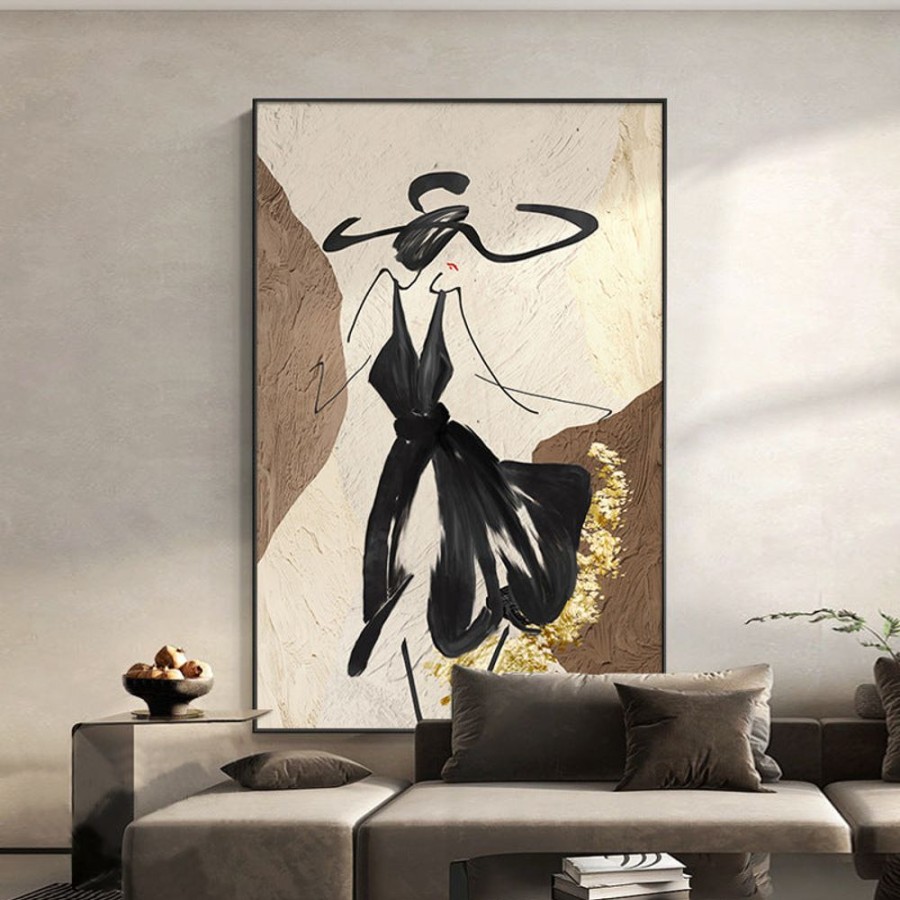 Decor GARY/YCL-020-2023/SEA | Dancing Lady Wall Painting