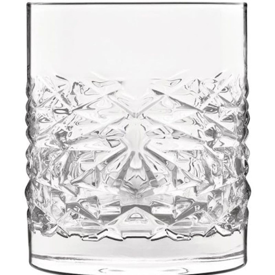 Barware DEAL/2023-24/2933/LOC | Textures Whiskey Crystal Glass - Made In Italy